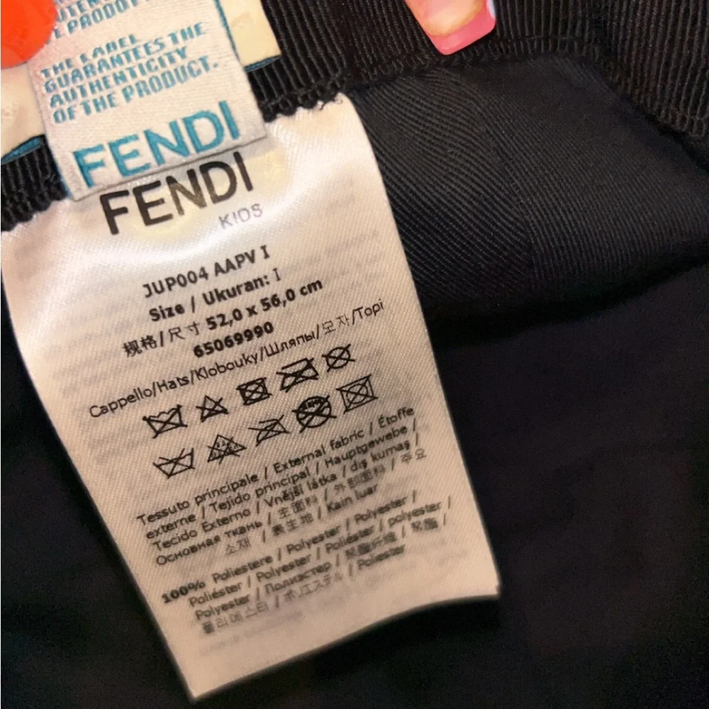 Fendi Brown Monogram Baseball Cap
